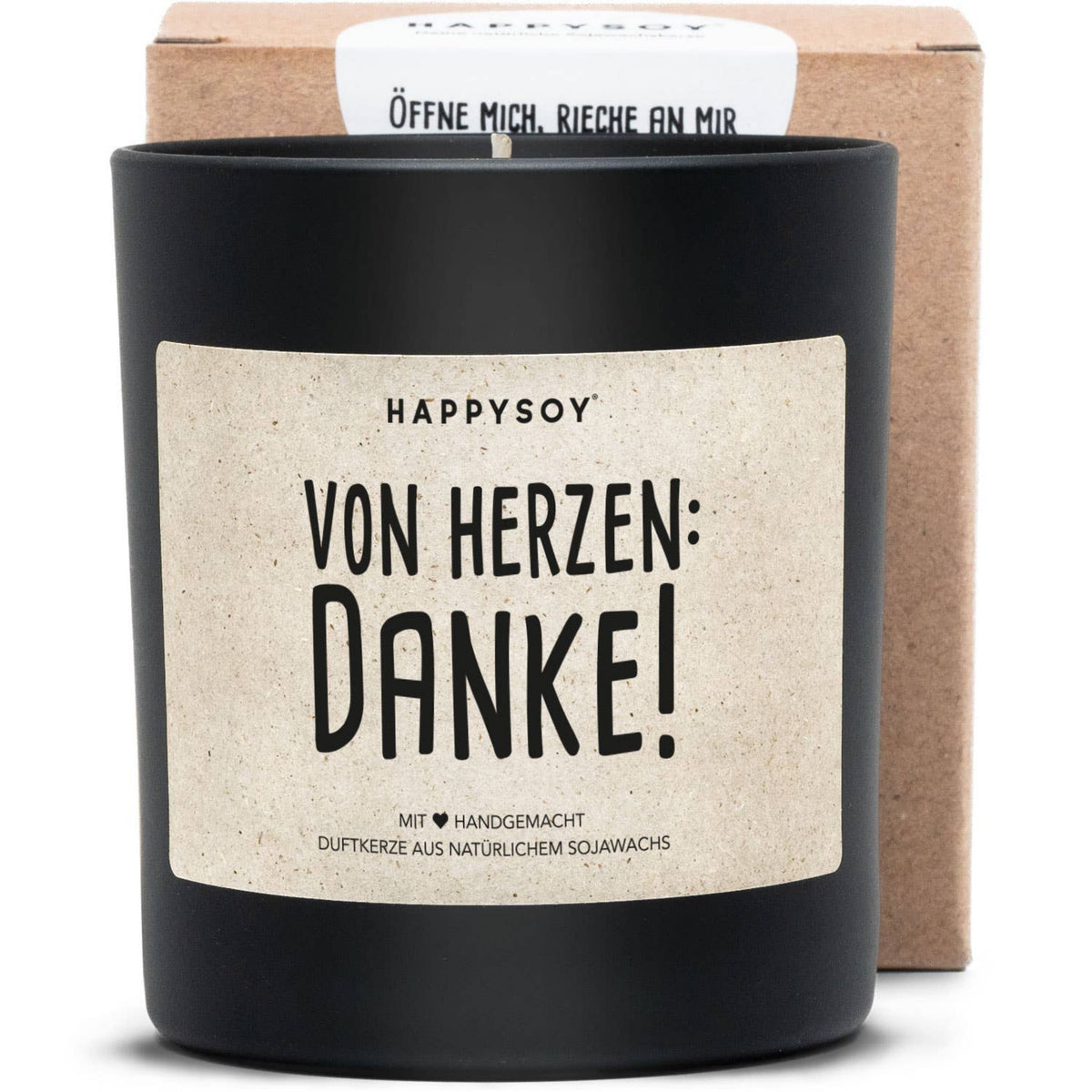 Duftkerze | Von Herzen: Danke!