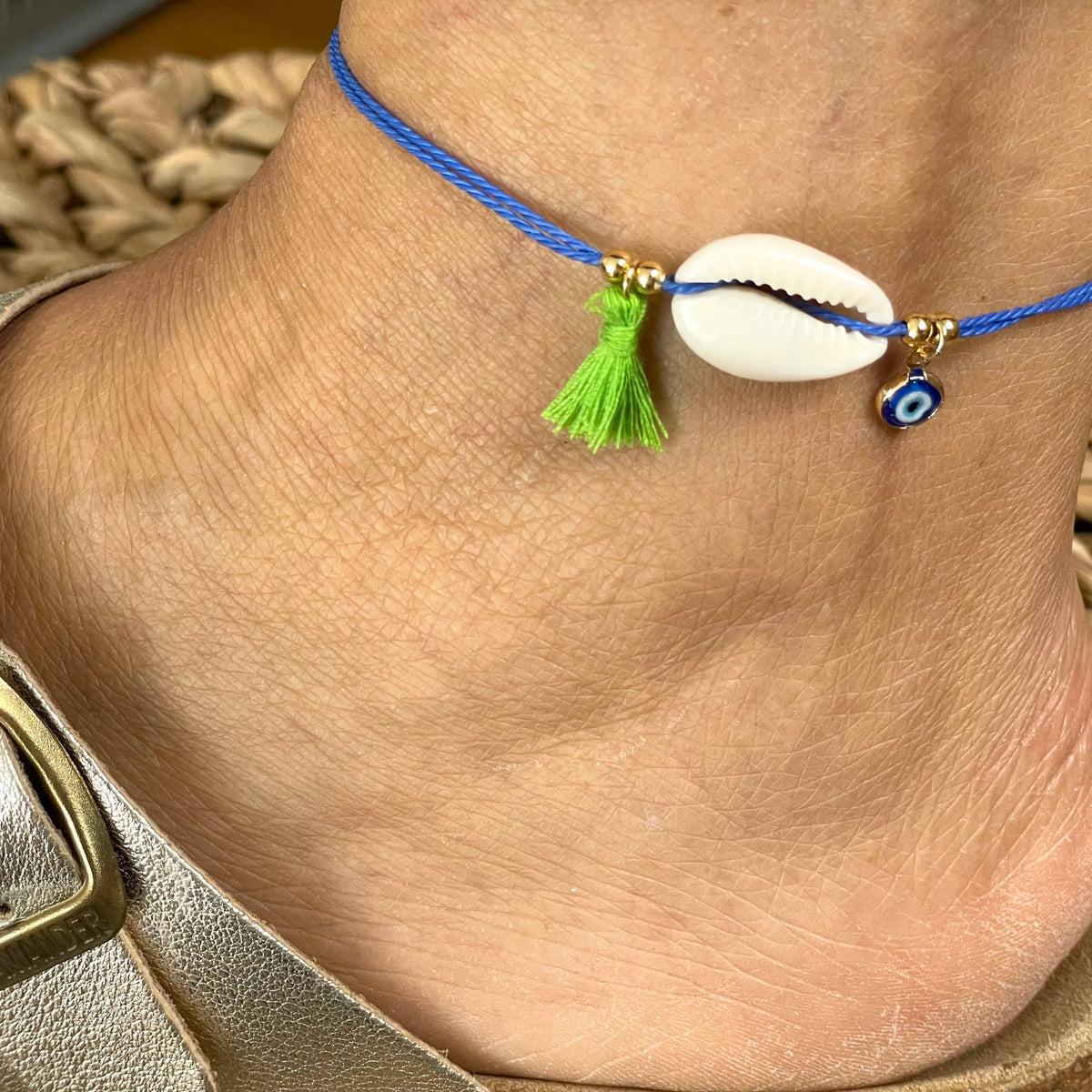 Fusskette/Armband Kauri