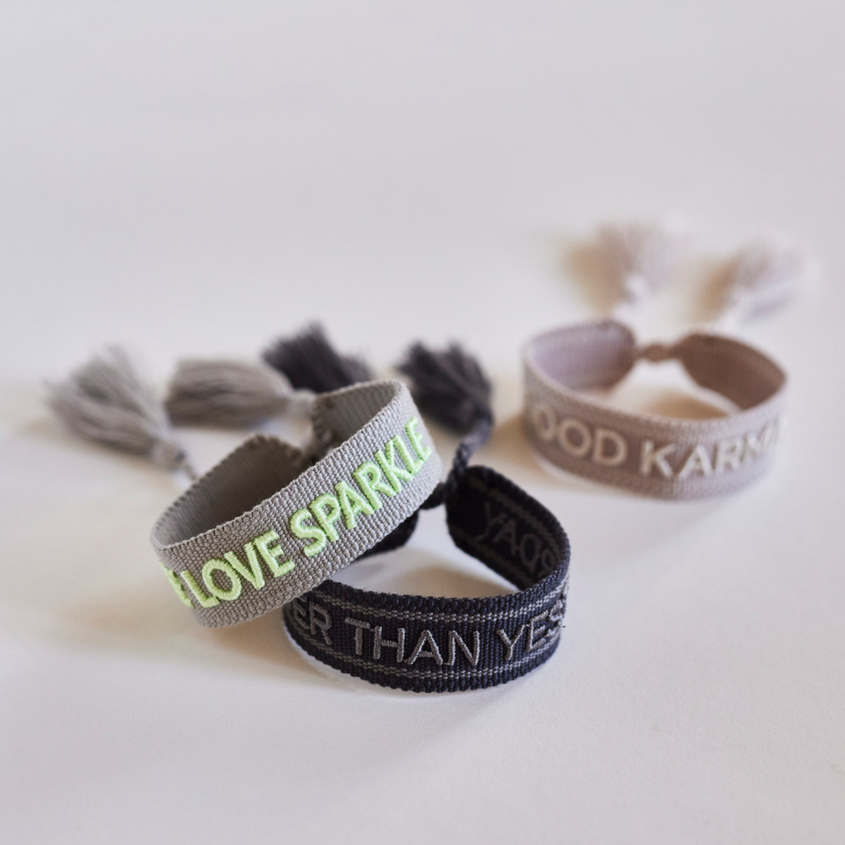Live Love Sparkle Statement Armband