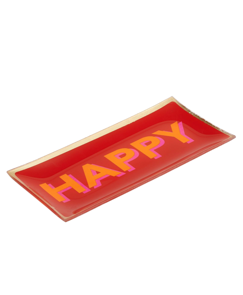 Dekoteller "Happy"