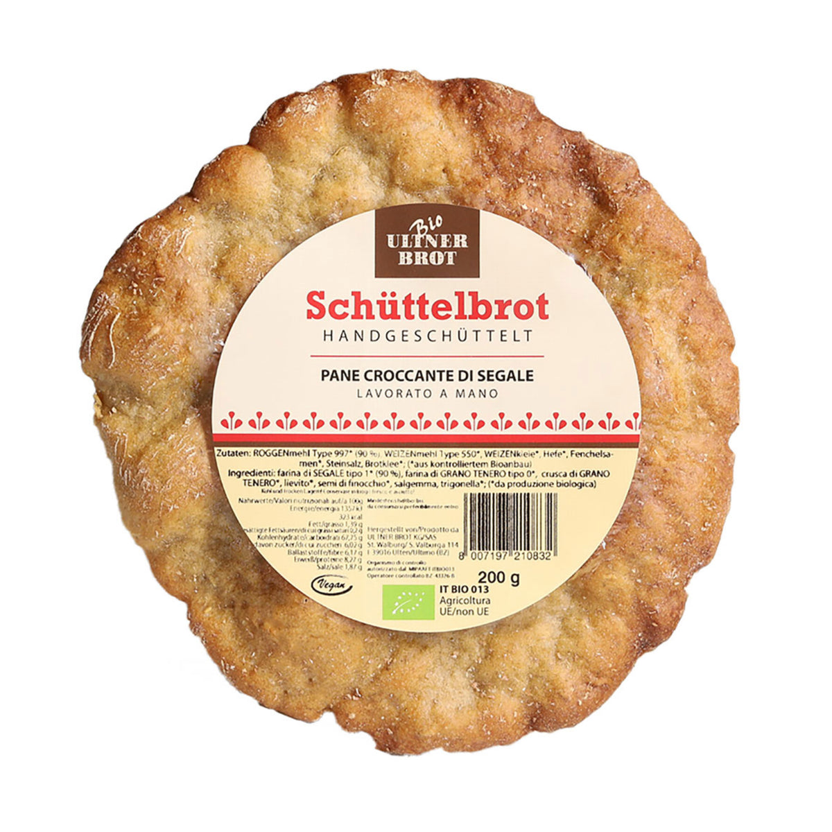 BIO Schüttelbrot 200g