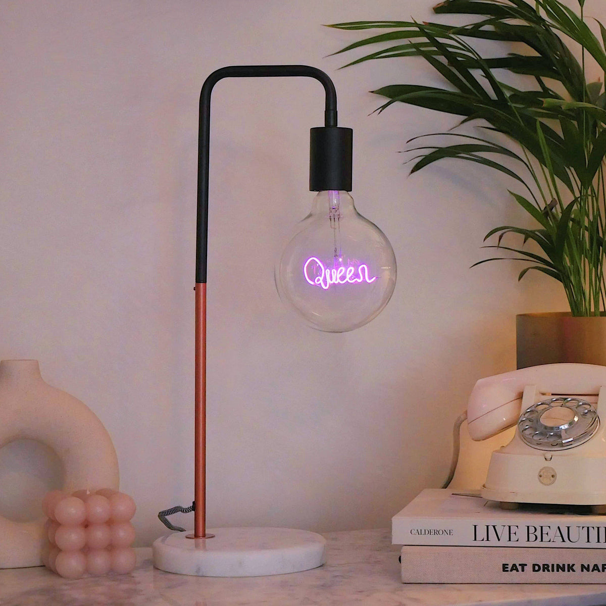 LED-Textglühlampen im Screw Up-Stil