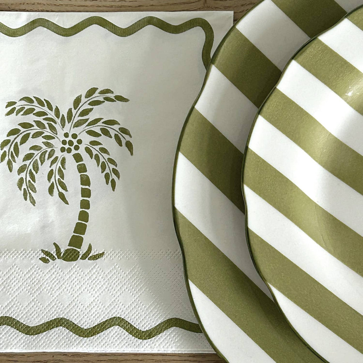 Papierserviette - Palme