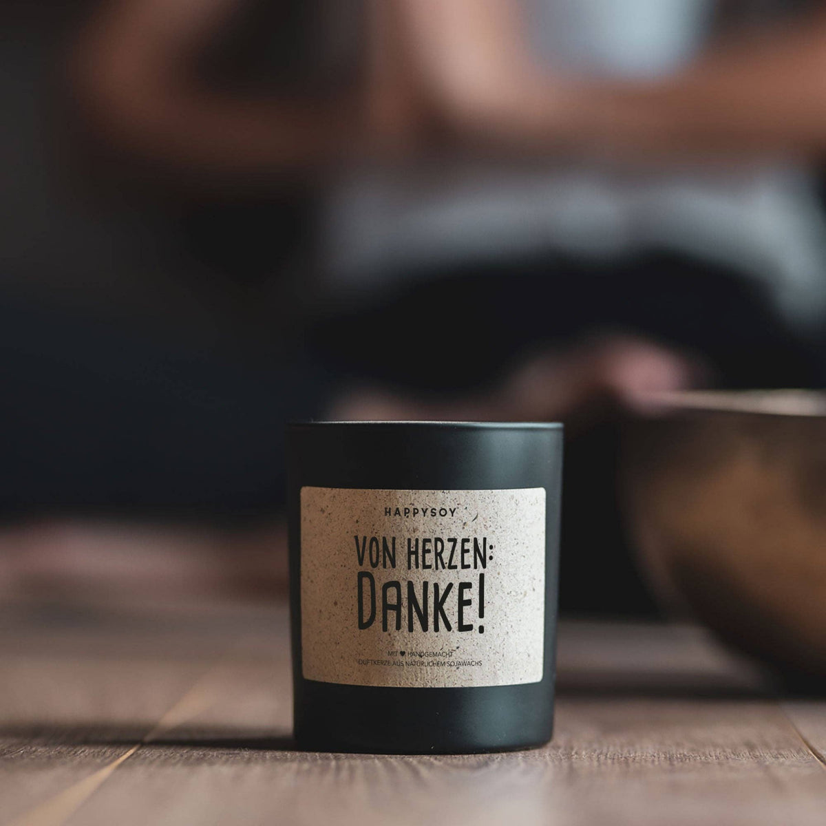Duftkerze | Von Herzen: Danke!