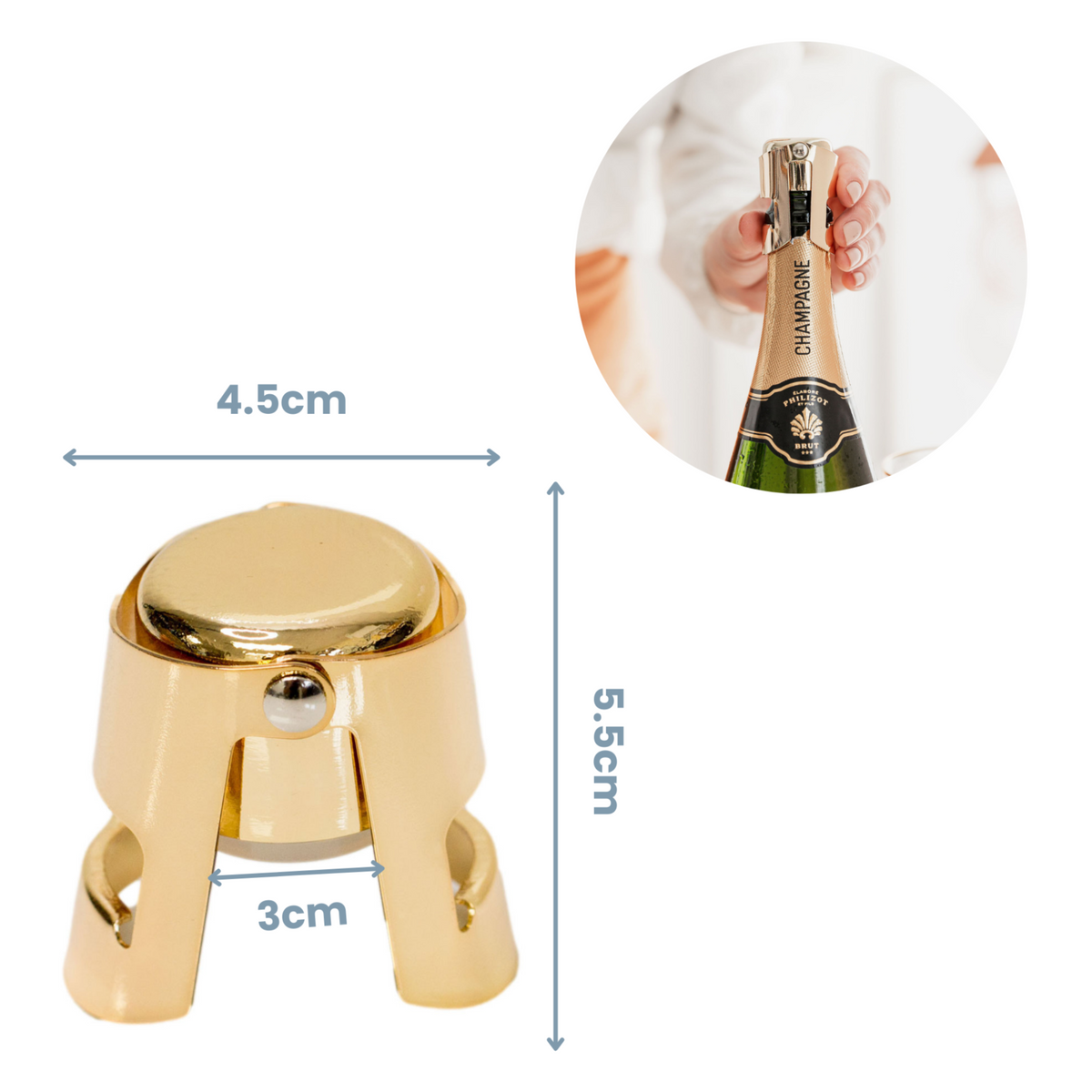 Champagnerstopfen - Gold