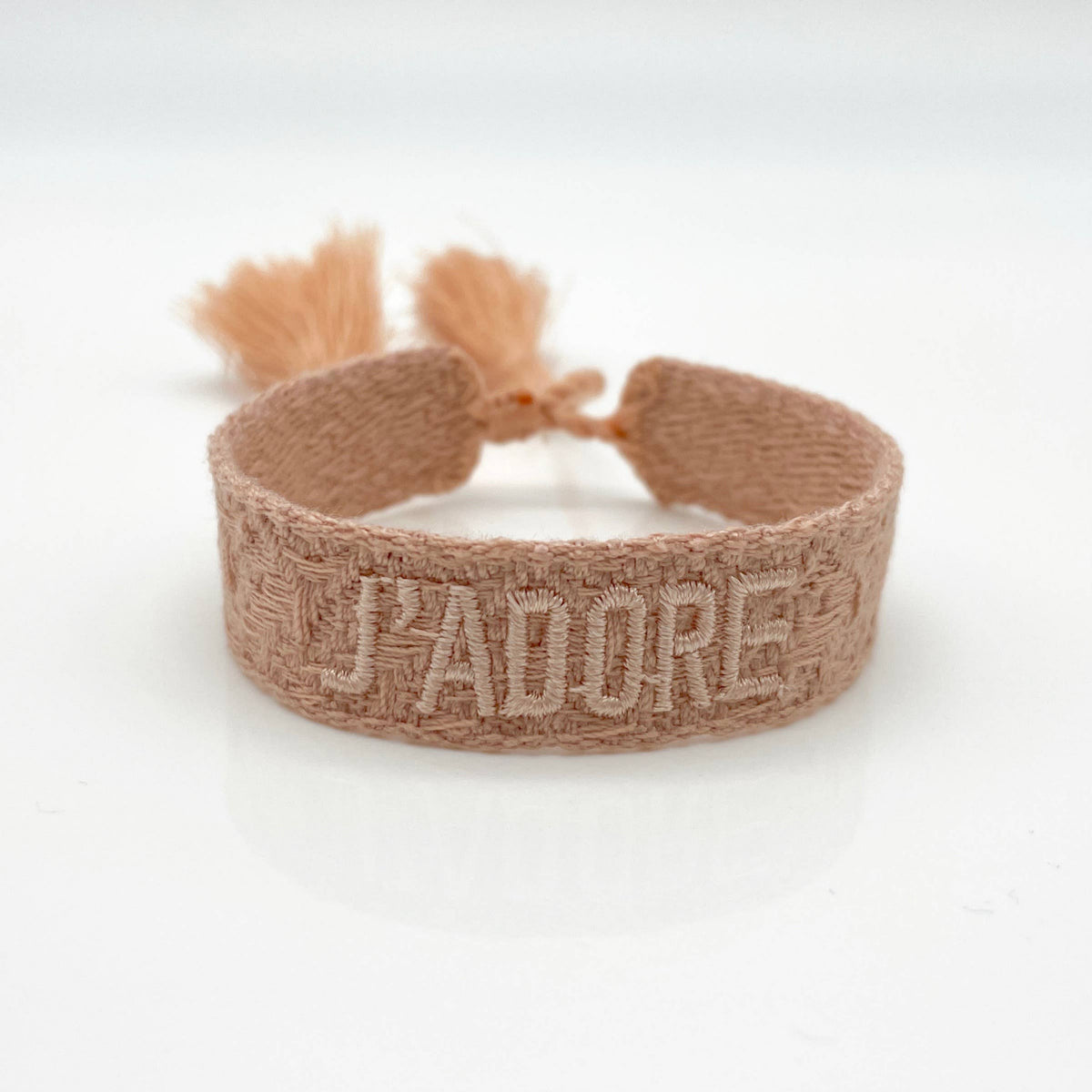 J&#39;ADORE Statement Armband gewebt, bestickt