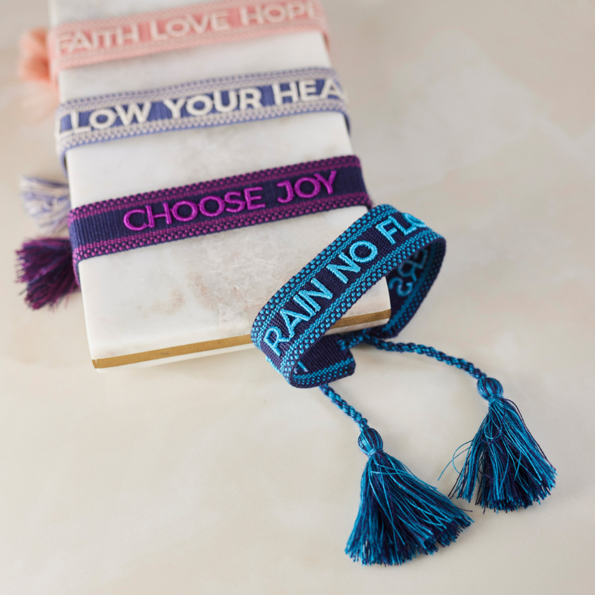 No rain no flowers Statement Armband