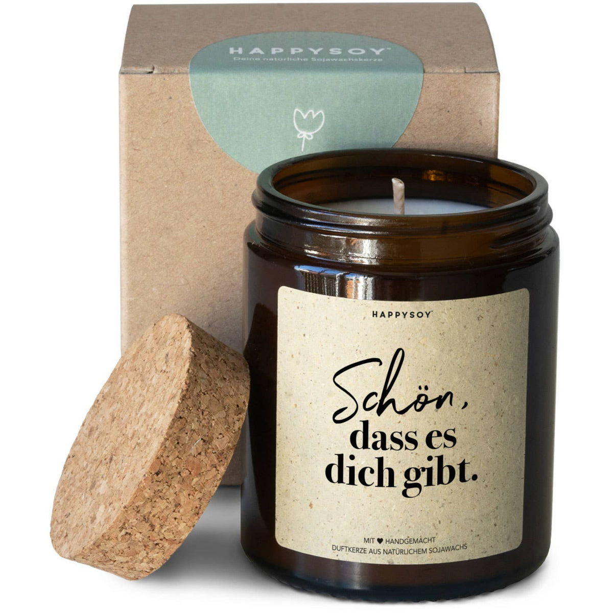 Duftkerze | Schön, dass es dich gibt!