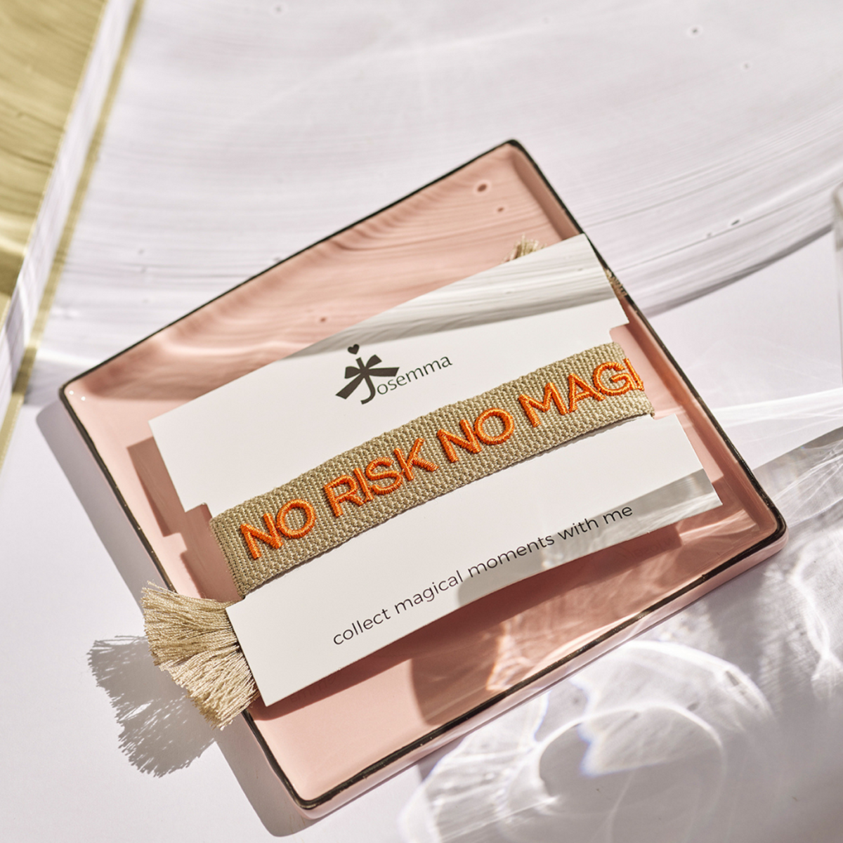 No risk no magic Statement Armband