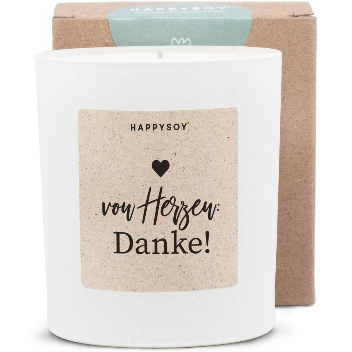 Duftkerze | Von Herzen: Danke!