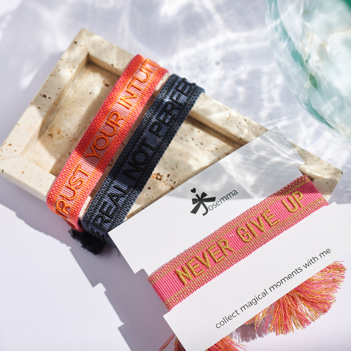 Trust your intuition Statement Armband