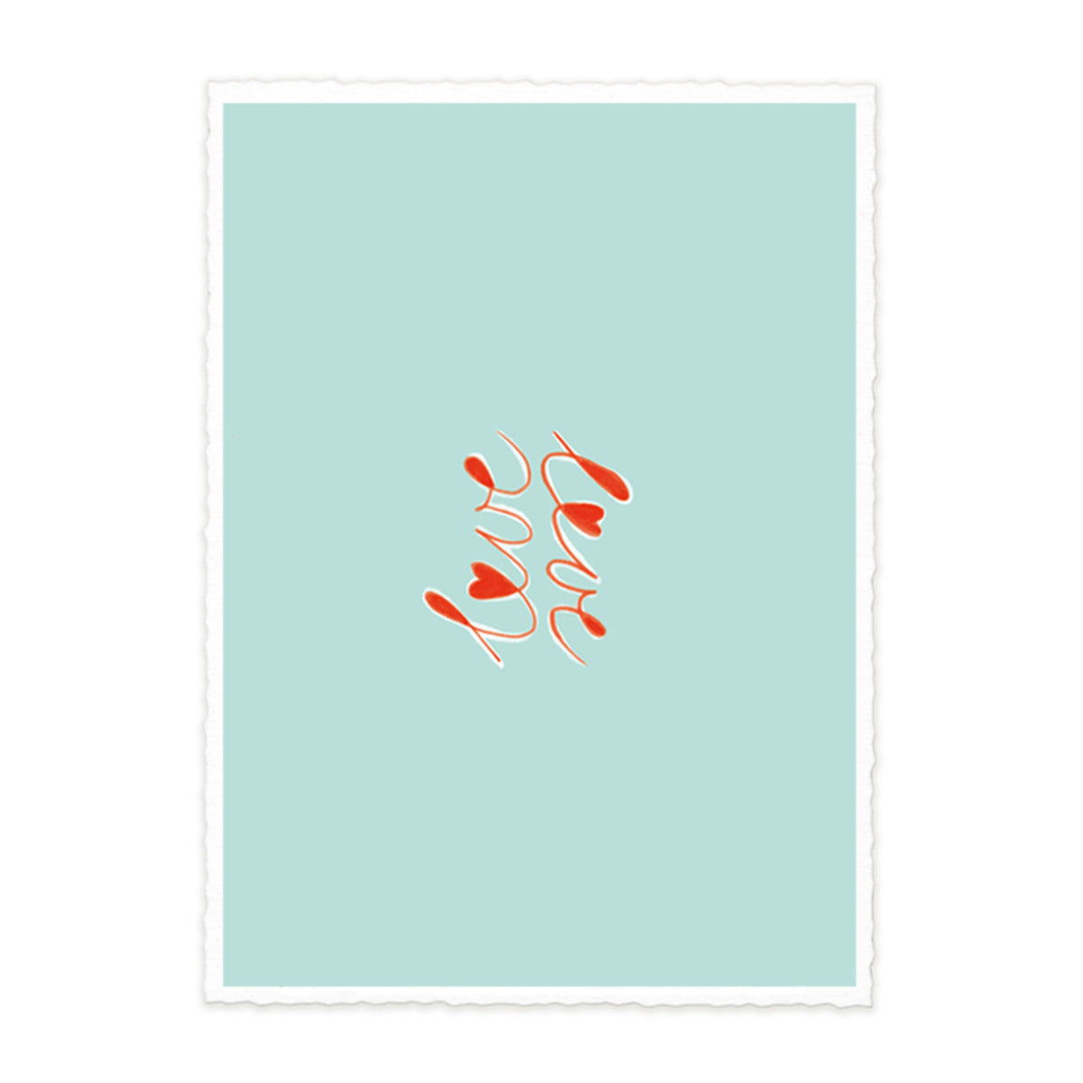 Postkarte - love