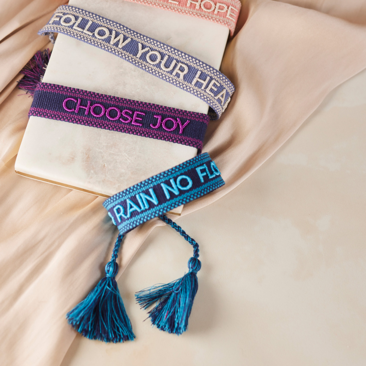 No rain no flowers Statement Armband