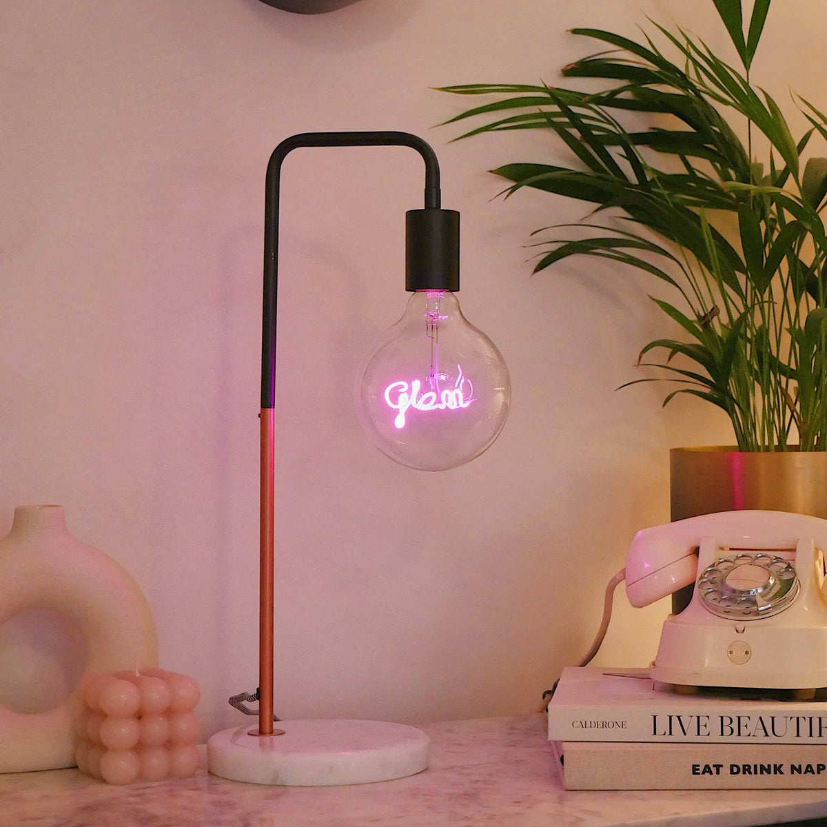 LED-Textglühlampen im Screw Up-Stil