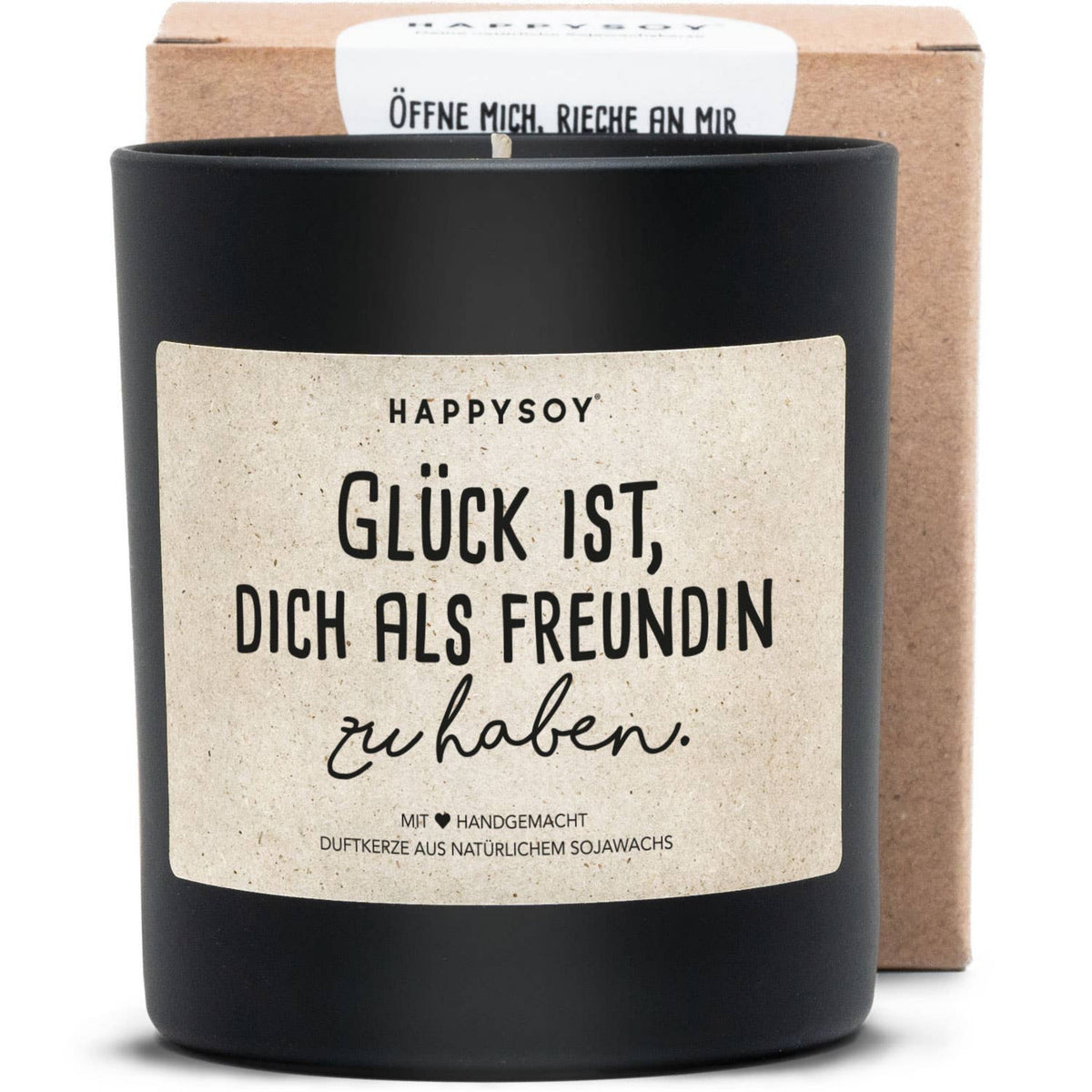 Duftkerze | Glück ist, dich als Freundin zu haben