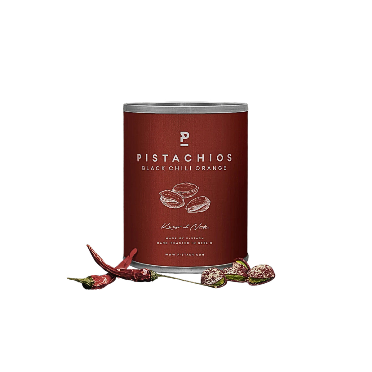 Pistachios Black Chili Orange P-Stash 50g