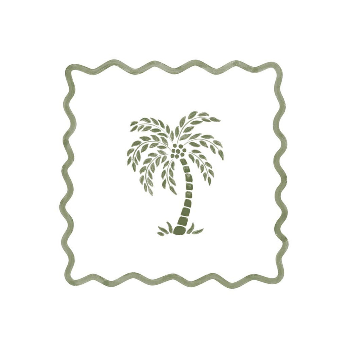 Papierserviette - Palme