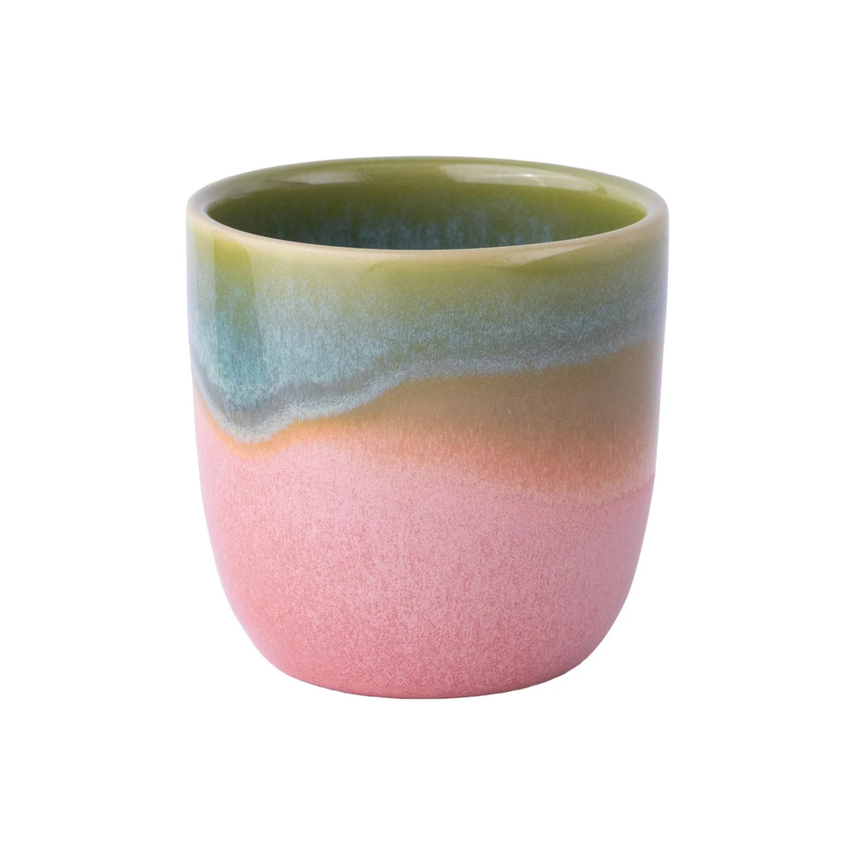 Espresso Becher - Grün/Rosa