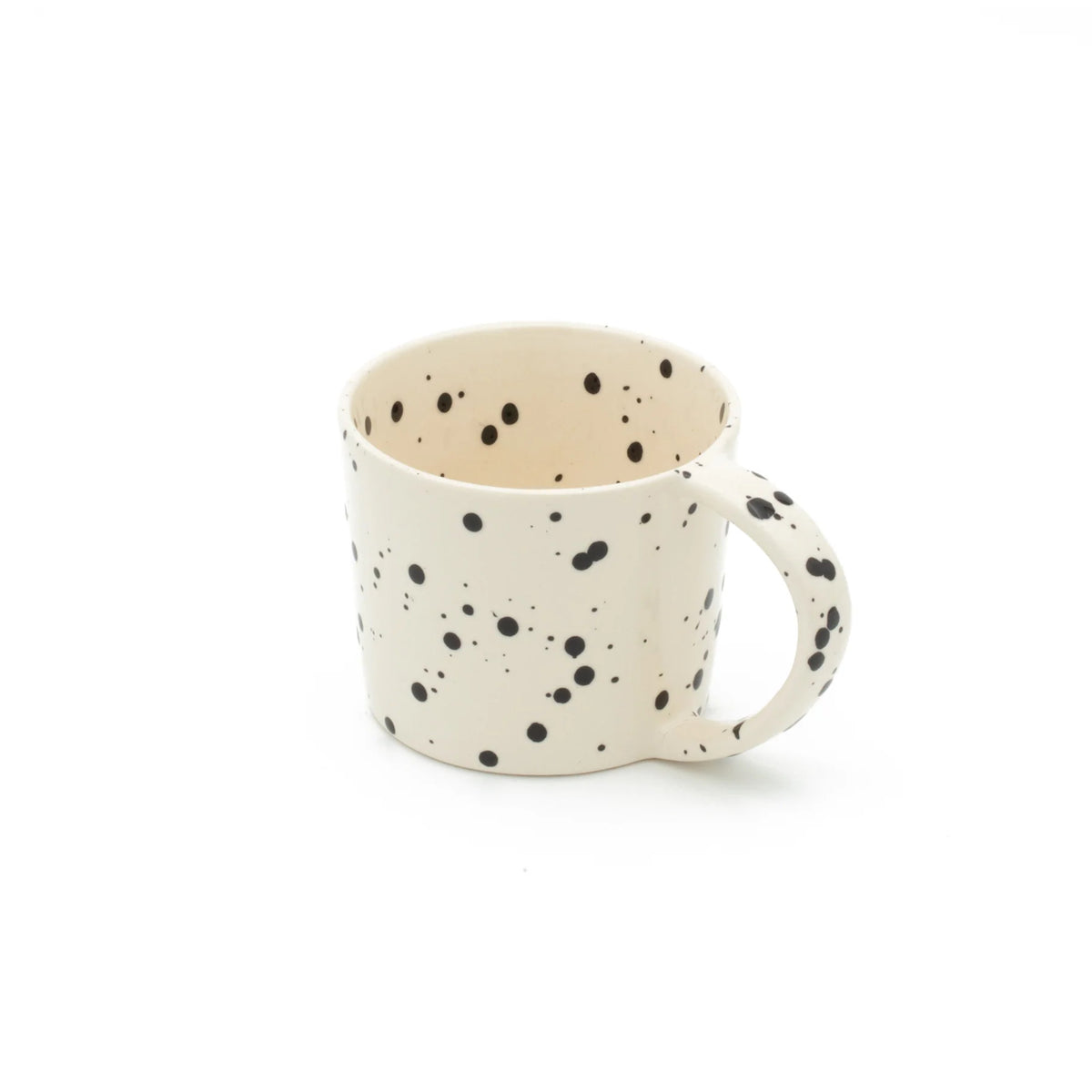 Teetasse gross - Black Dots