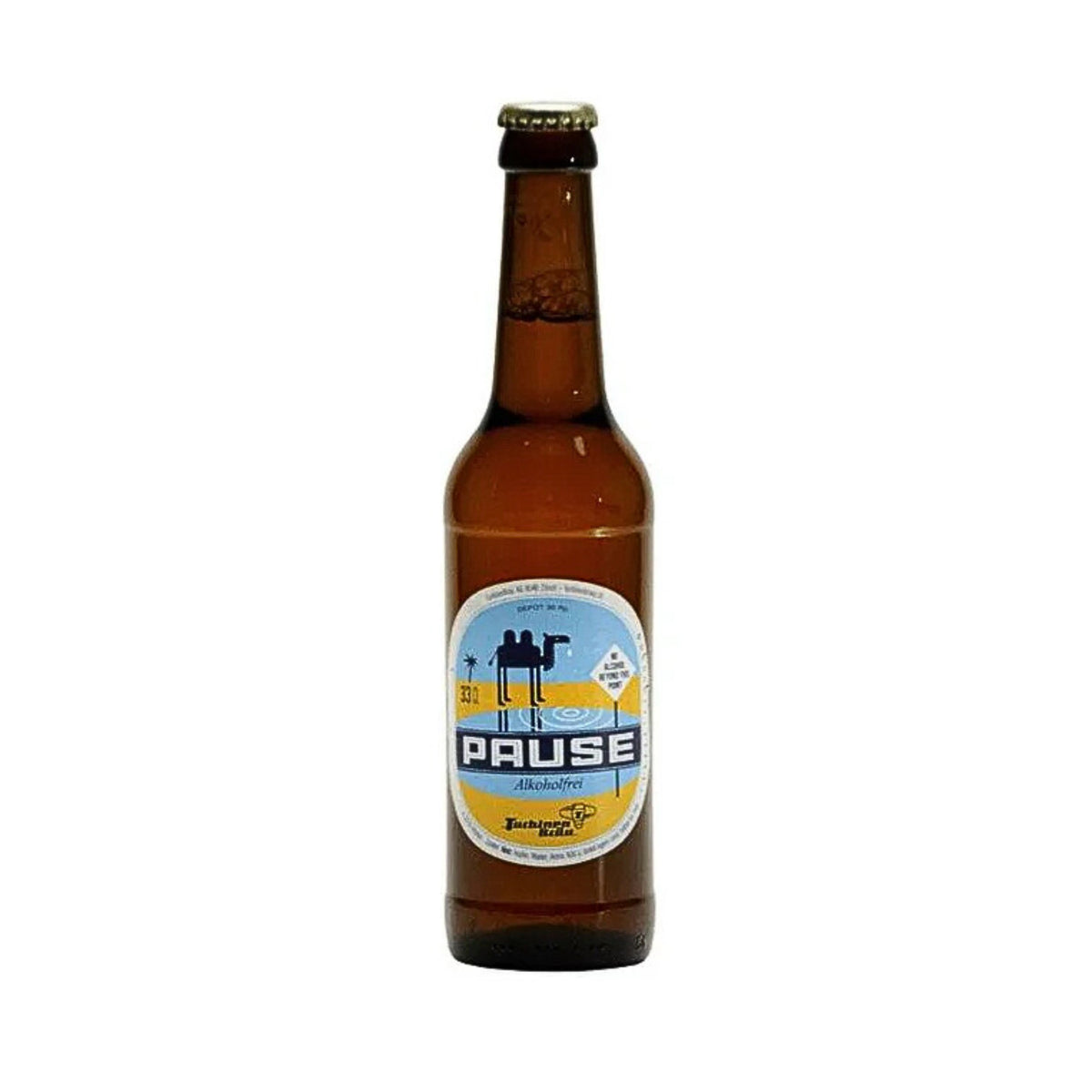 Pause Turbinenbräu 33cl Glas (alkoholfrei)