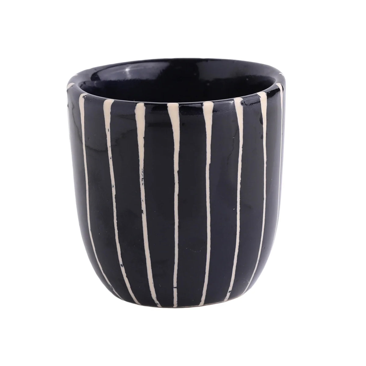 Espresso Becher - Stiped Black