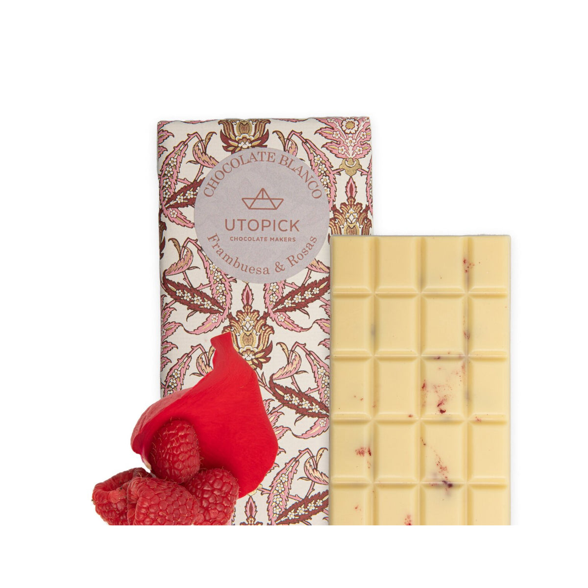 Utopick Framboise et eau de rose 80g