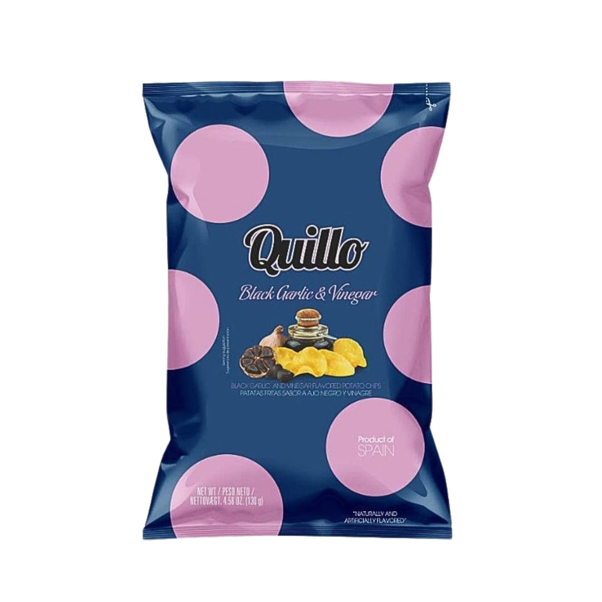 Chips Quillo Black Garlic &amp; Vinegar 130g