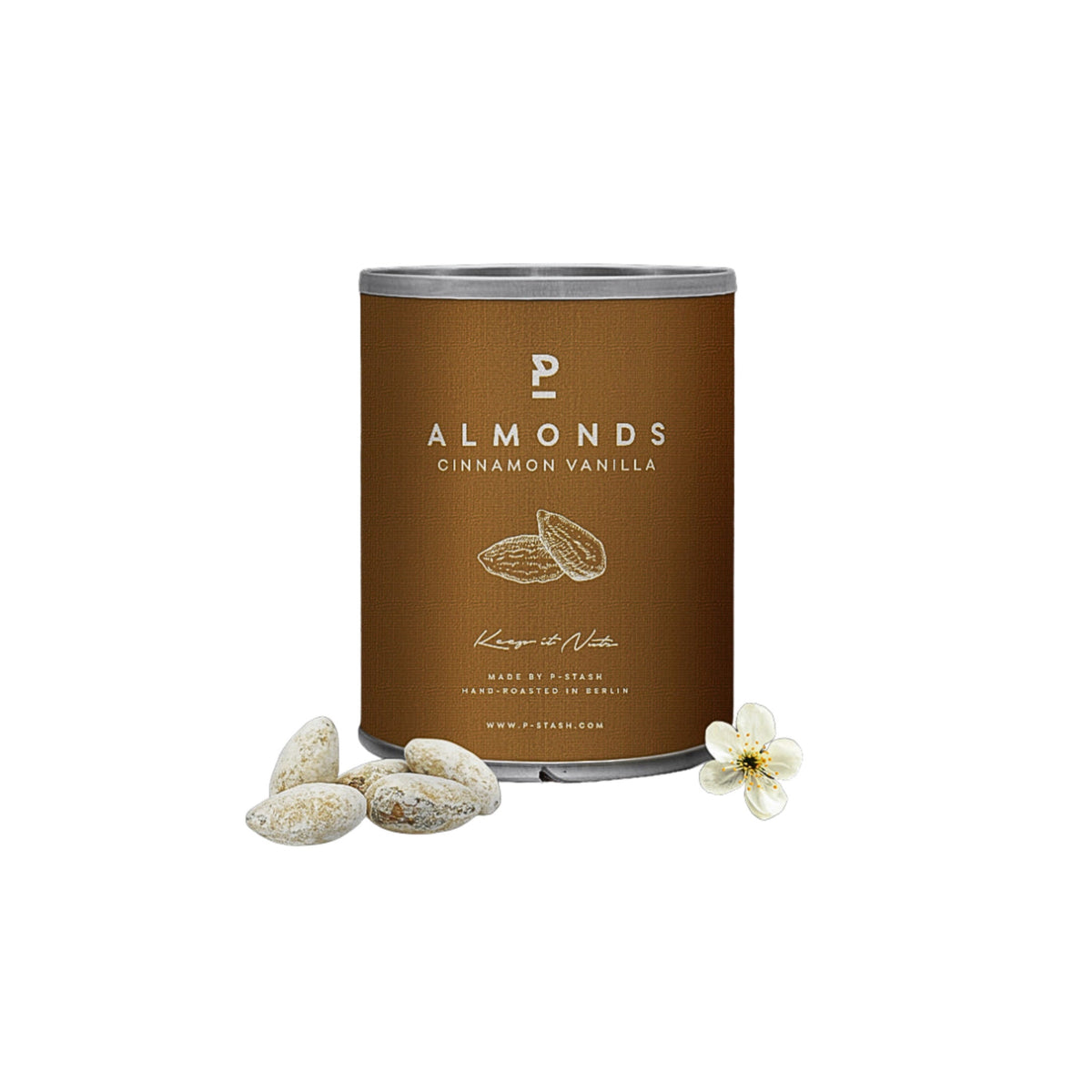 Cinnamon Vanilla Almonds P-Stash 60g