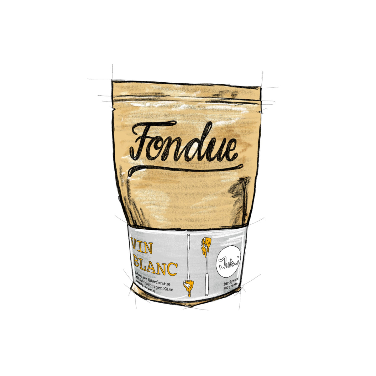Jumi - Fondue Vin Blanc im Beutel