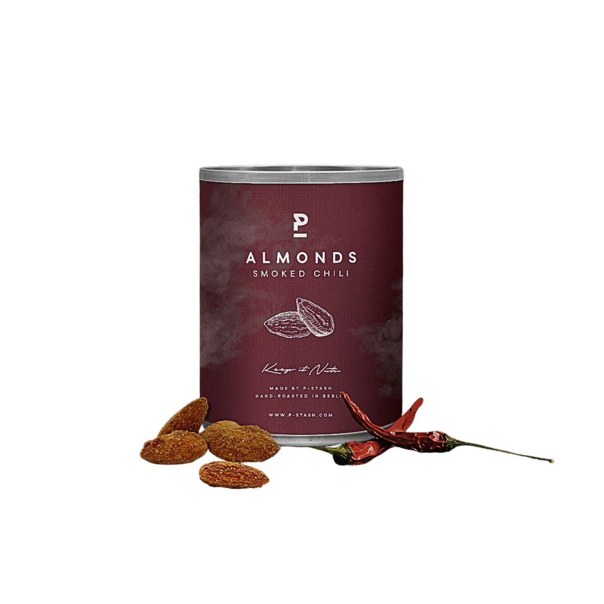 Almonds Smoked Chili P-Stash 60g