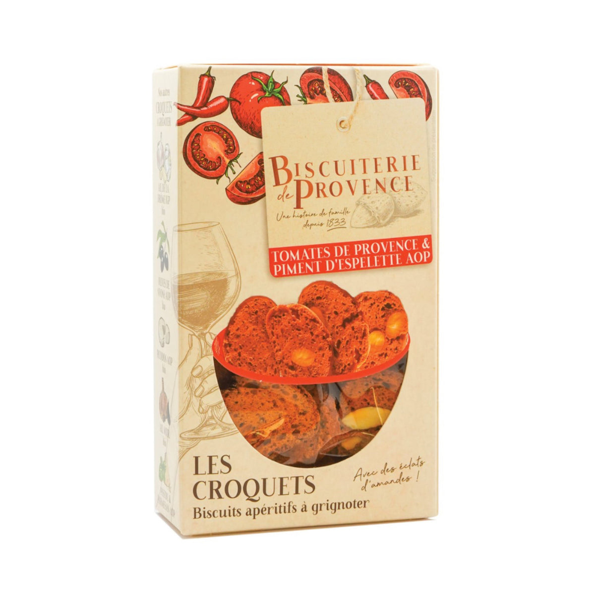 Les Croquets Tomates &amp; Piment 90g