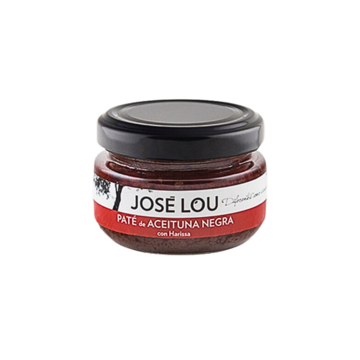 Olivenpaste schwarz mit Harissa José Lou 110g