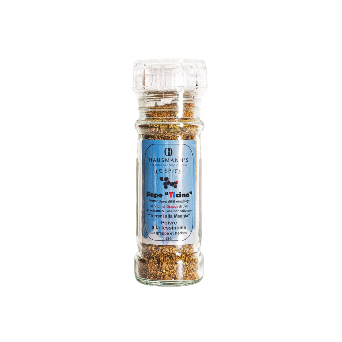 Pepe Ticino mit Grappa und Kräuter Gewürz 45g