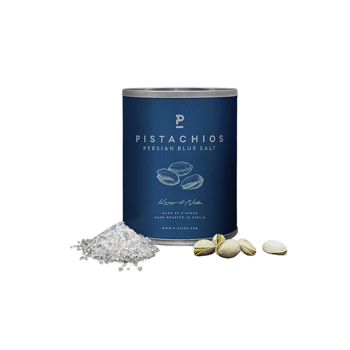 Persian Blue Salt Pistachios P-Stash 50g