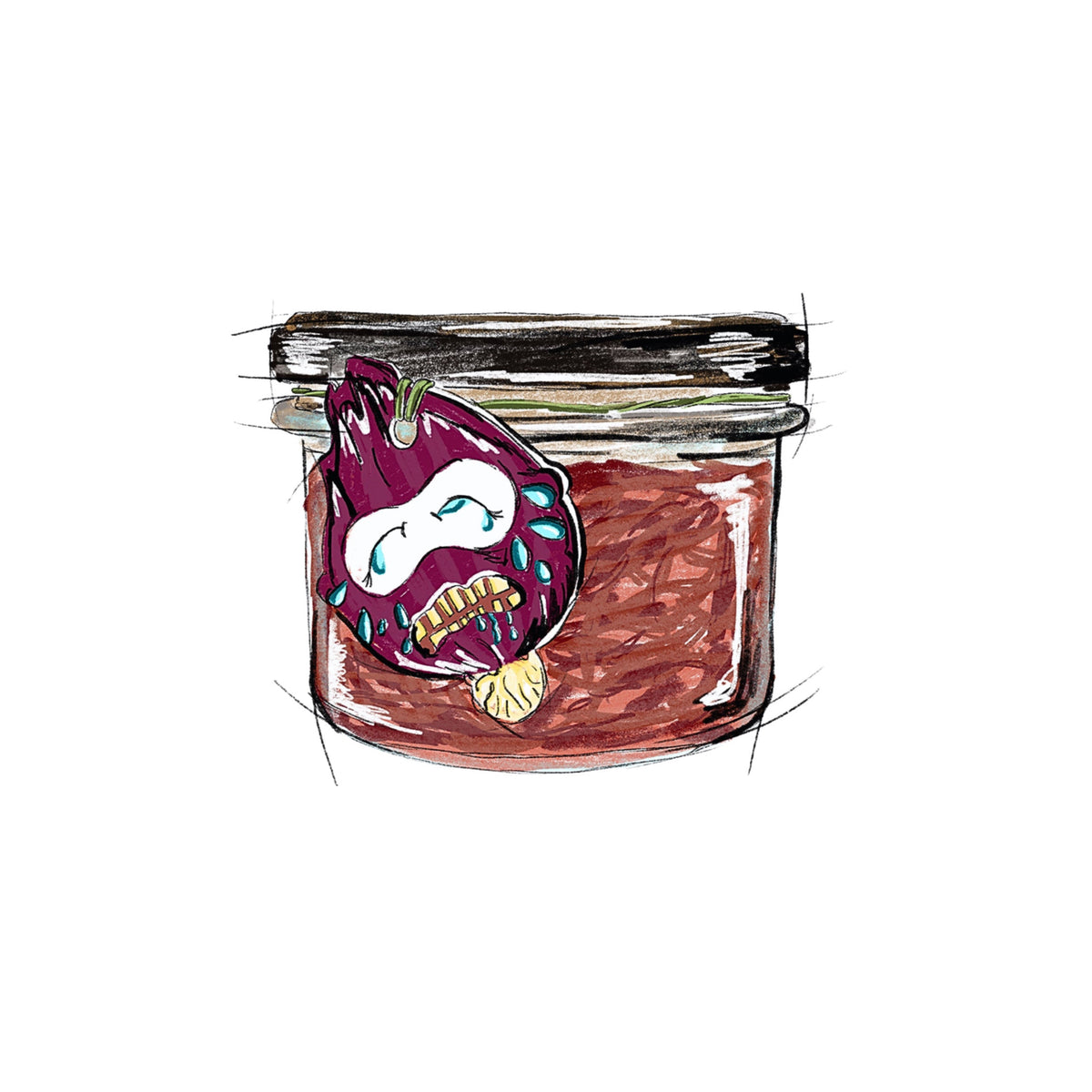 Jumi - Pickles Red Onion - rote Zwiebeln konfiert 200g