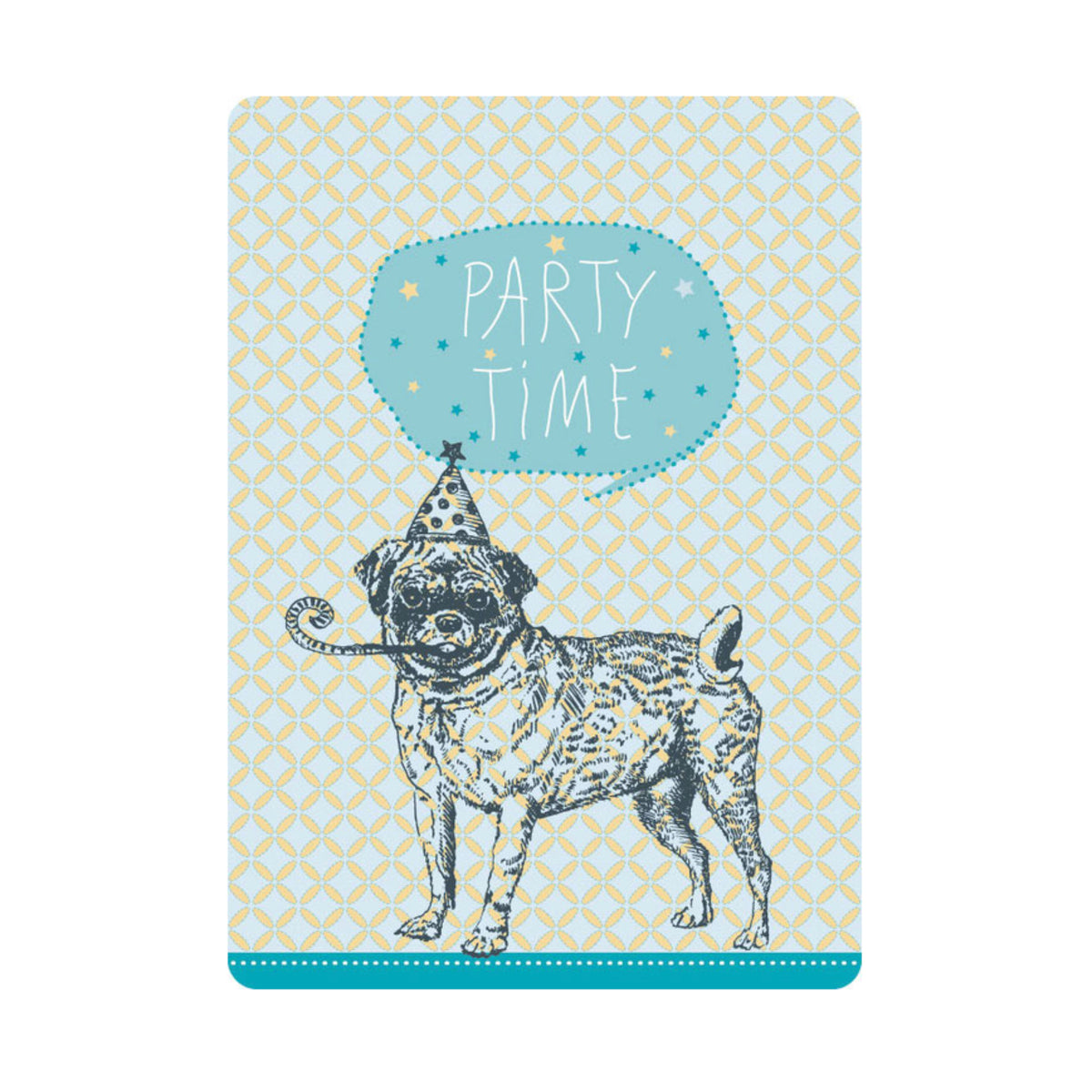Postkarte - Party Time