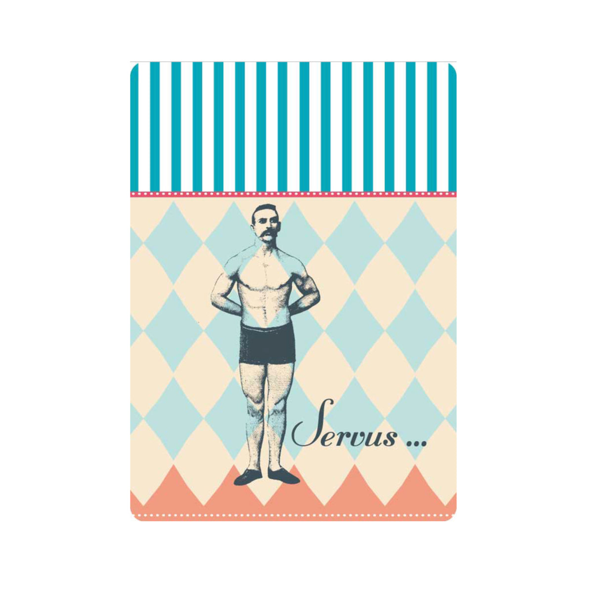 Postkarte - Servus