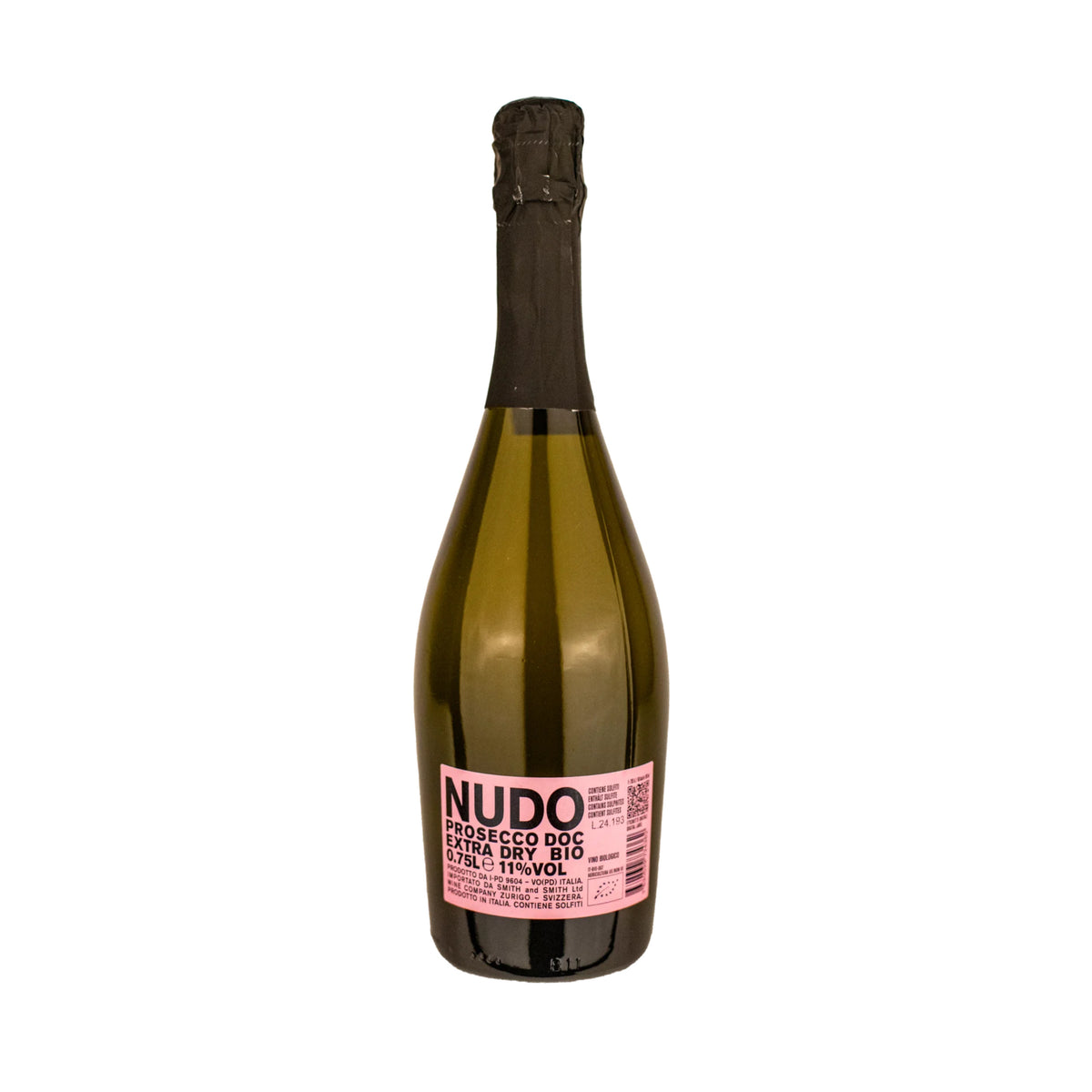 Prosecco Extra Dry &quot;Nudo&quot; DOC Bio 75cl