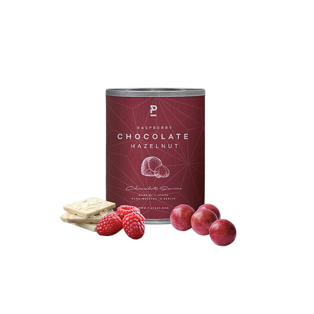 Raspberry Chocolate Hazelnut P-Stash 60g