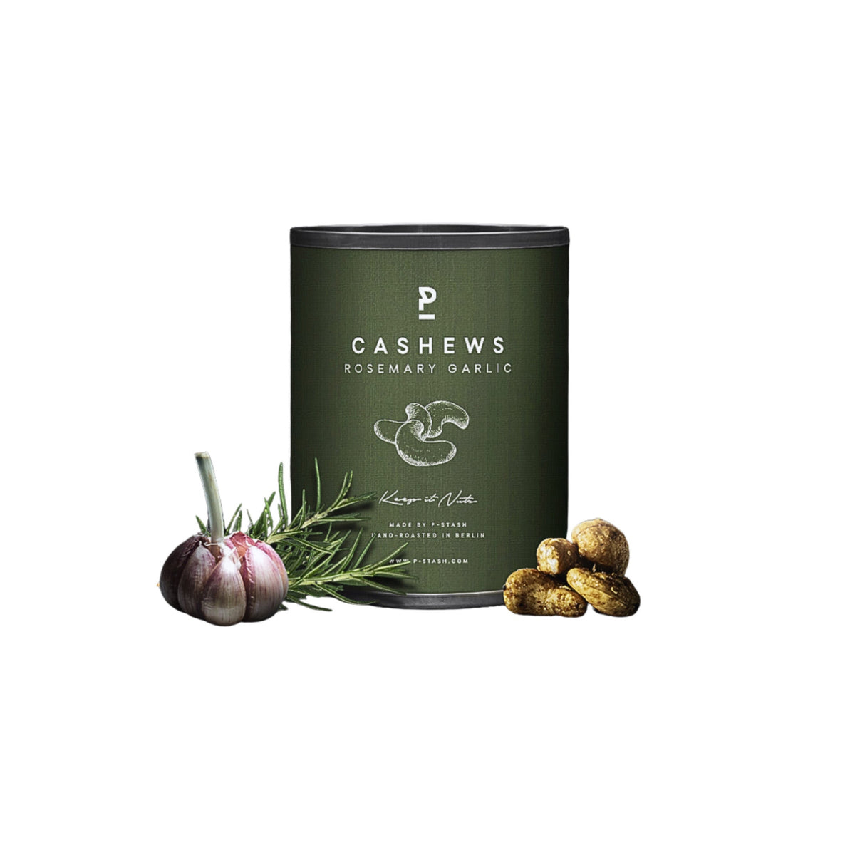 Rosemary Garlic Cashews P-Stash 55g