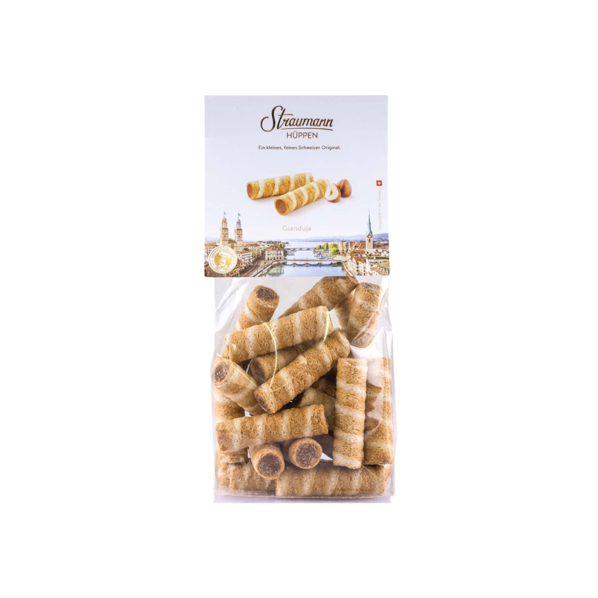 Straumann Hüppen Gianduja 100g