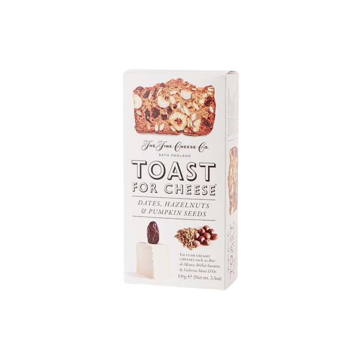 Toast for Cheese Datteln, Haselnuss, Pumpkin 100g