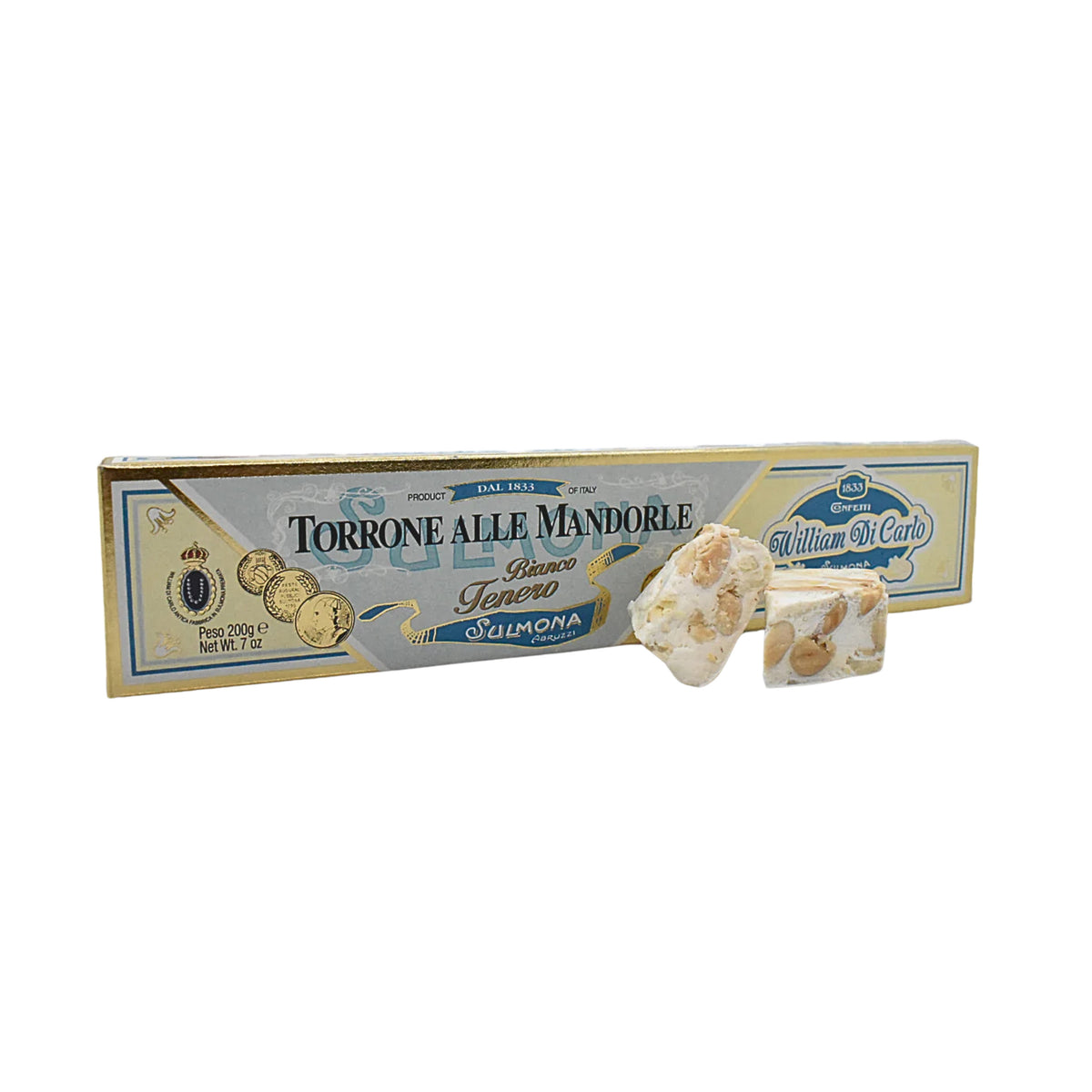 Torrone tenero bianco alle Mandorle 200g