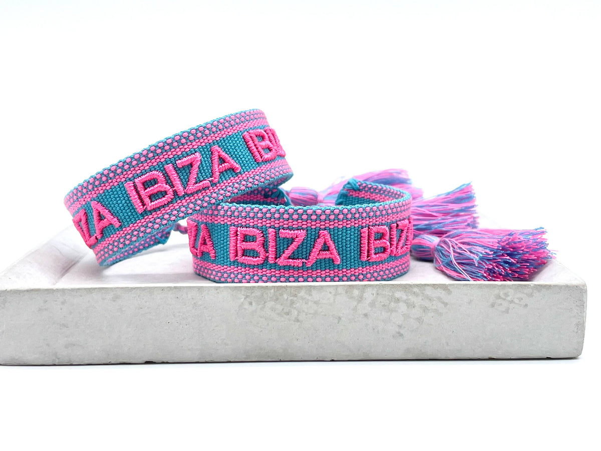 IBIZA IBIZA IBIZA Statement bracelet woven, embroidered