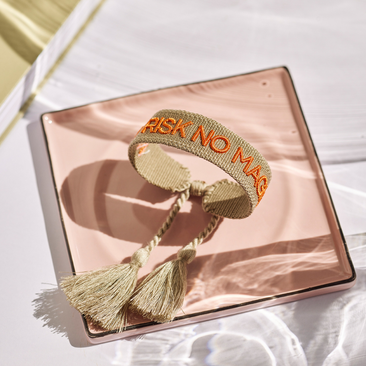 No risk no magic Statement Armband