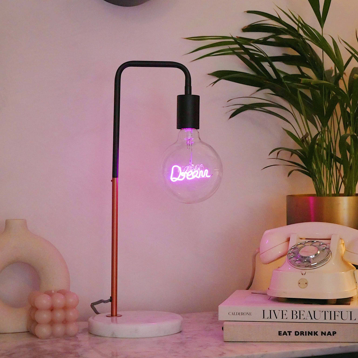 LED-Textglühlampen im Screw Up-Stil