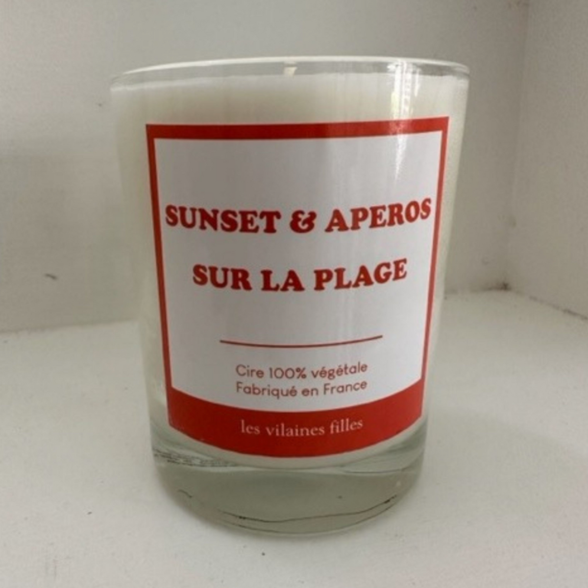 Kerze „Sunset & Aperos sur la Plage“