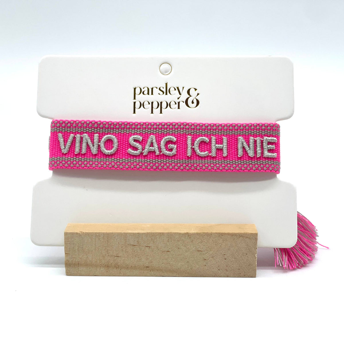 Statement Armband  - ZU VINO SAG ICH NIE NO