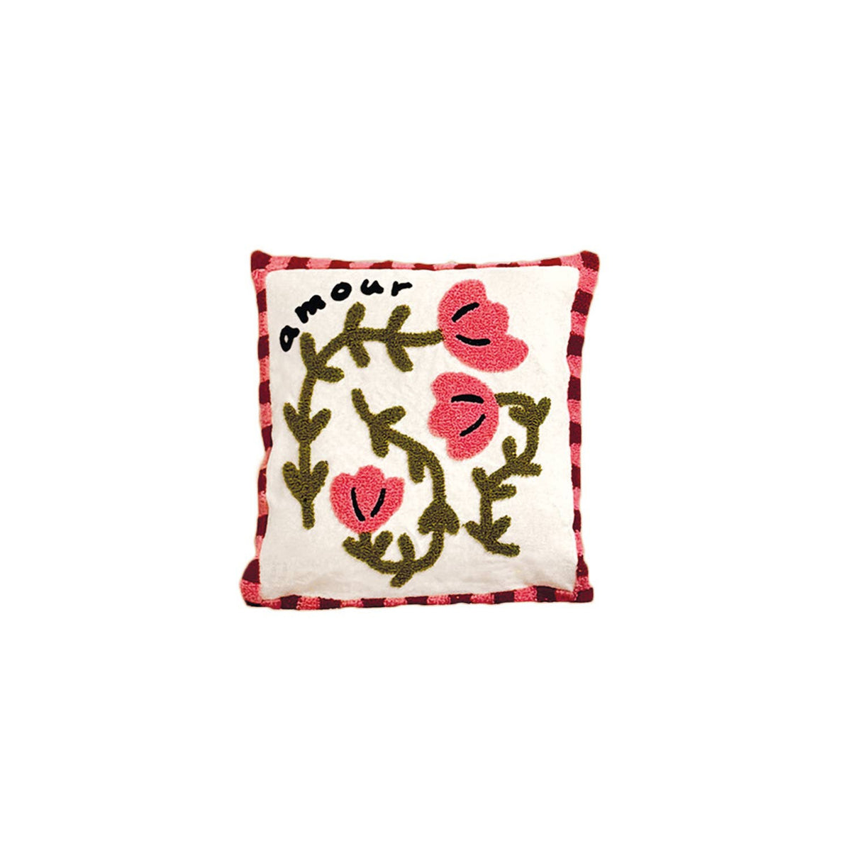 Kissen - Mohnblume rosa
