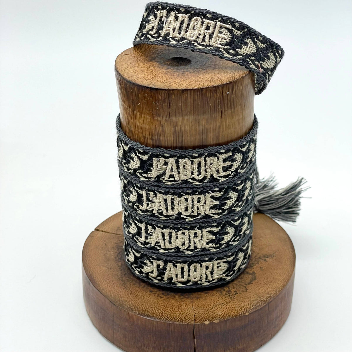 J&#39;ADORE - Statement Armband gewebt, bestickt